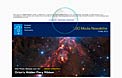 Screenshot of The ESO Media Newsletter as seen when received via email