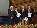 The SAURON team receiving the Royal Astronomical Society “A” Group Award