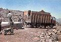 The arrival of the ESO 1-metre telescope