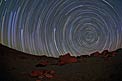 Circumpolar startrails over the Atacama