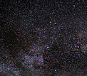 The North America Nebula and the Open Star Cluster Messier 39