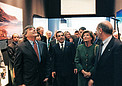 Former Chilean President at an ESO exhibition