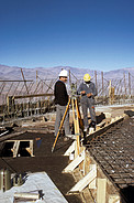 The ESO 3.6-metre telescope Under Construction