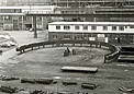 The ESO 3.6-metre telescope building under construction