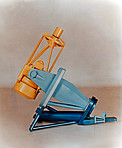 Early model of the ESO 3.6-metre telescope