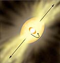 The Highly Unstable Star Eta Carinae (Artist's Impression)