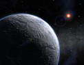 Impresión artística del planeta recién descubierto