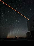 The Comet and the Laser