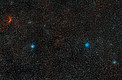 Digitized Sky Survey Image of the double star HD 87643