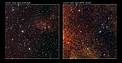 Visible/infrared comparison of the VISTA Galactic Centre image