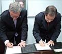 La Ceremonia de Firma con Brasil