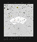 The young star T Cha in the constellation of Chamaeleon