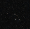 Wide-field view of the sky around NGC 3169 and NGC 3166
