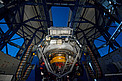 The VLT Survey Telescope observing on a moonlit night