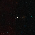 Wide-field view of the sky around NGC 3521