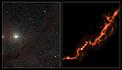 Millimetre-range and visible-light views of a star-forming filament in Taurus