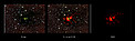 The birth of a monster star seen at different wavelengths of light
