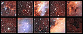 Excerpts from a view of the Prawn Nebula from ESO's VST