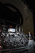 The MUSE instrument at night
