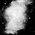 The central area of the Crab Nebula