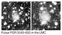 First Optical Identification of an Extragalactic Pulsar