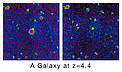 A Galaxy at the Edge of the Universe