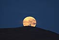 Dramatic Moonset