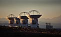 ALMA antennas at OSF