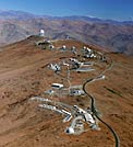 Aerial view of La Silla Observatory