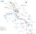 Map of La Silla Observatory