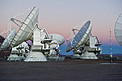 ALMA antennas on Chajnantor