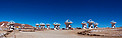 ALMA antennas looking up