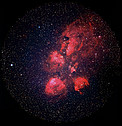 Cat's Paw Print in the Scorpius Constellation