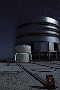 On the VLT Platform at Night