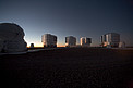 Evening view of Paranal and the VLT