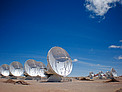 ALMA antennas on the Chajnantor Plateau