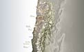 Map of ESO Outposts in Chile
