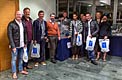 Rick Astley during his visit to ESO Office in Santiago