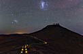 Ultra HD Expedition day 3 - Small and Large Magellanic clouds above the VLT