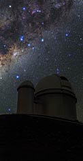 Milky Way Stretches Over ESO 3.6-m Telescope