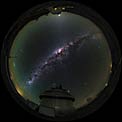 Fish-Eye View of La Silla Telescopes Shown in UHD