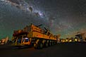 Otto parked at night
