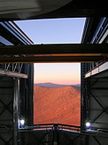 View from the VISTA enclosure