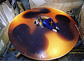 The 4.1 m main VISTA mirror