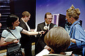 Interviews during VLT press conference
