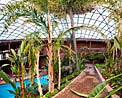 Garden and swimming pool at the Paranal Residencia