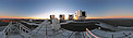 360° panorama of the VLT platform at sunset