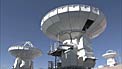 Three ALMA Antennas at the OSF