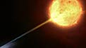 Artist's impression of vampire star