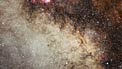 Zooming into the star cluster NGC 6520 and the dark cloud Barnard 86